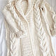 Кардиган крупной вязки. Кардиганы. Knit by Heart - Вязаная одежда 富. Ярмарка Мастеров.  Фото №5