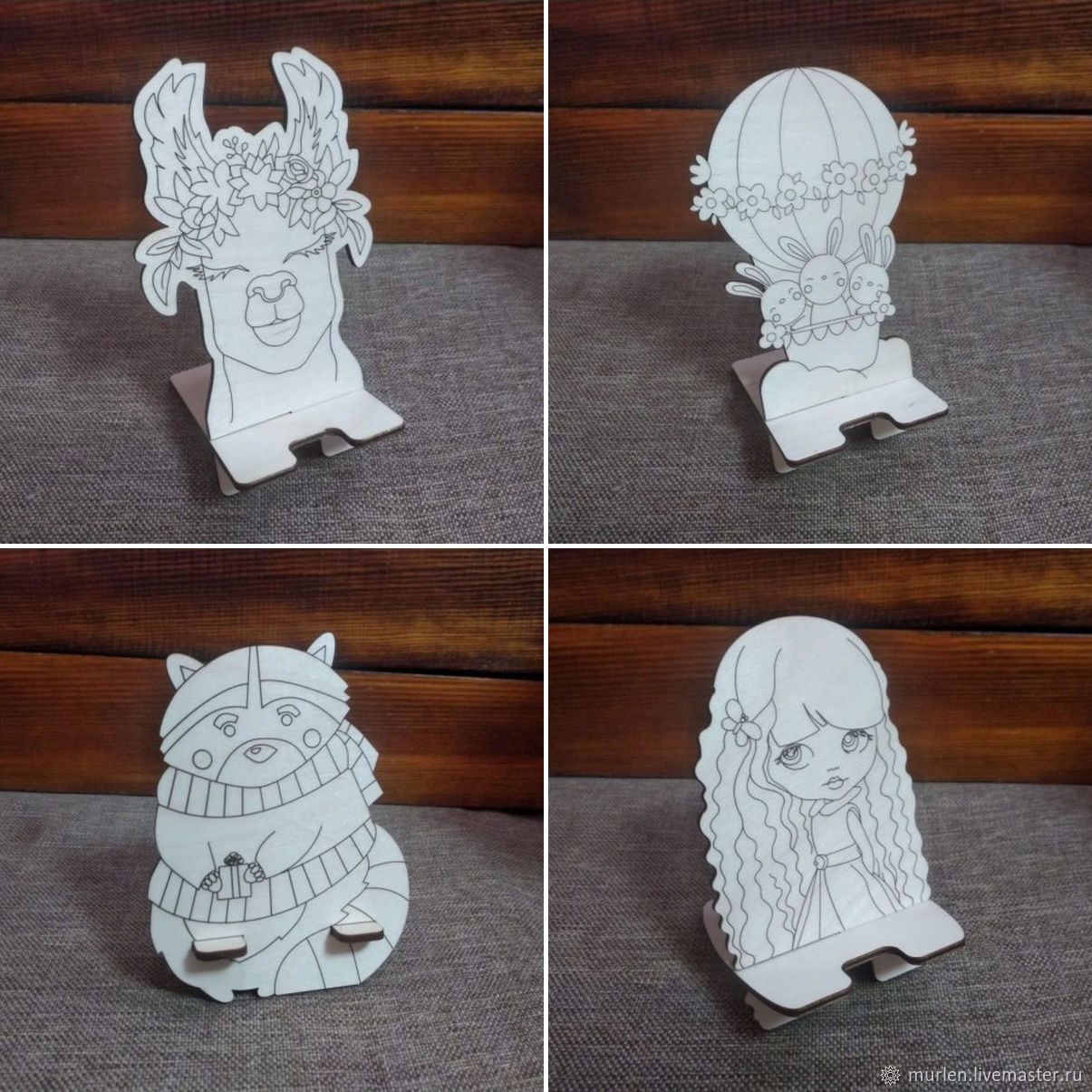 Подставка под телефон №1 из фанеры 4мм в интернет-магазине на Ярмарке ...