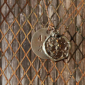Украшения handmade. Livemaster - original item A transformer pendant in a Tiffany frame with an Iron Moon badge. Handmade.