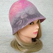 Аксессуары handmade. Livemaster - original item Women`s autumn felted hat. Handmade.