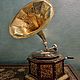 Граммофон His master’s voice. Элементы интерьера. Антон. Интернет-магазин Ярмарка Мастеров.  Фото №2