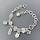 Bracelet Silver. sacred Valentine. Fluorite, labradorite, kyanite. Chain bracelet. BENANDLU. My Livemaster. Фото №4