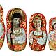 Matryoshka dolls with portraits. Name souvenirs. RomanticArtGlass. Online shopping on My Livemaster.  Фото №2