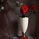 Розы 'Триумф' цветы из шелка букет. Композиции. Евгения 'HAT TIME' шляпы и цветы. Ярмарка Мастеров.  Фото №6