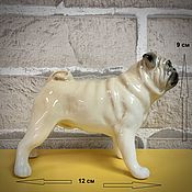 Для дома и интерьера handmade. Livemaster - original item Pug: author`s figurine. Handmade.
