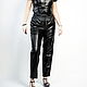 Women's leather trousers with elastic band. Pants. Lollypie - Modiste Cat. Online shopping on My Livemaster.  Фото №2
