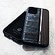 Заказать Premium iPhone CROC Leather Metal Wood - кожаный чехол iPhone. Euphoria HM. Ярмарка Мастеров. . Чехол Фото №3