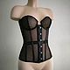 Корсет с чашками и застежкой бюск. Корсеты. Shi Corset (Анна). Интернет-магазин Ярмарка Мастеров.  Фото №2