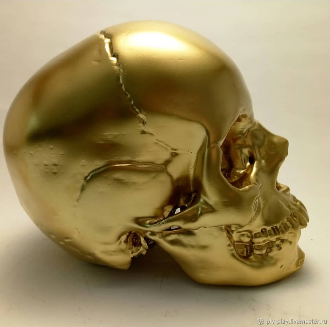 Gold skull фото