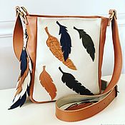 Сумки и аксессуары handmade. Livemaster - original item Leather bag in boho-chic style 