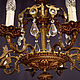 Заказать Винтаж: Люстра.Испания.Бронза.Хрусталь.Латунь.Старинная. Decor-vintage-brass. Ярмарка Мастеров. . Люстры винтажные Фото №3