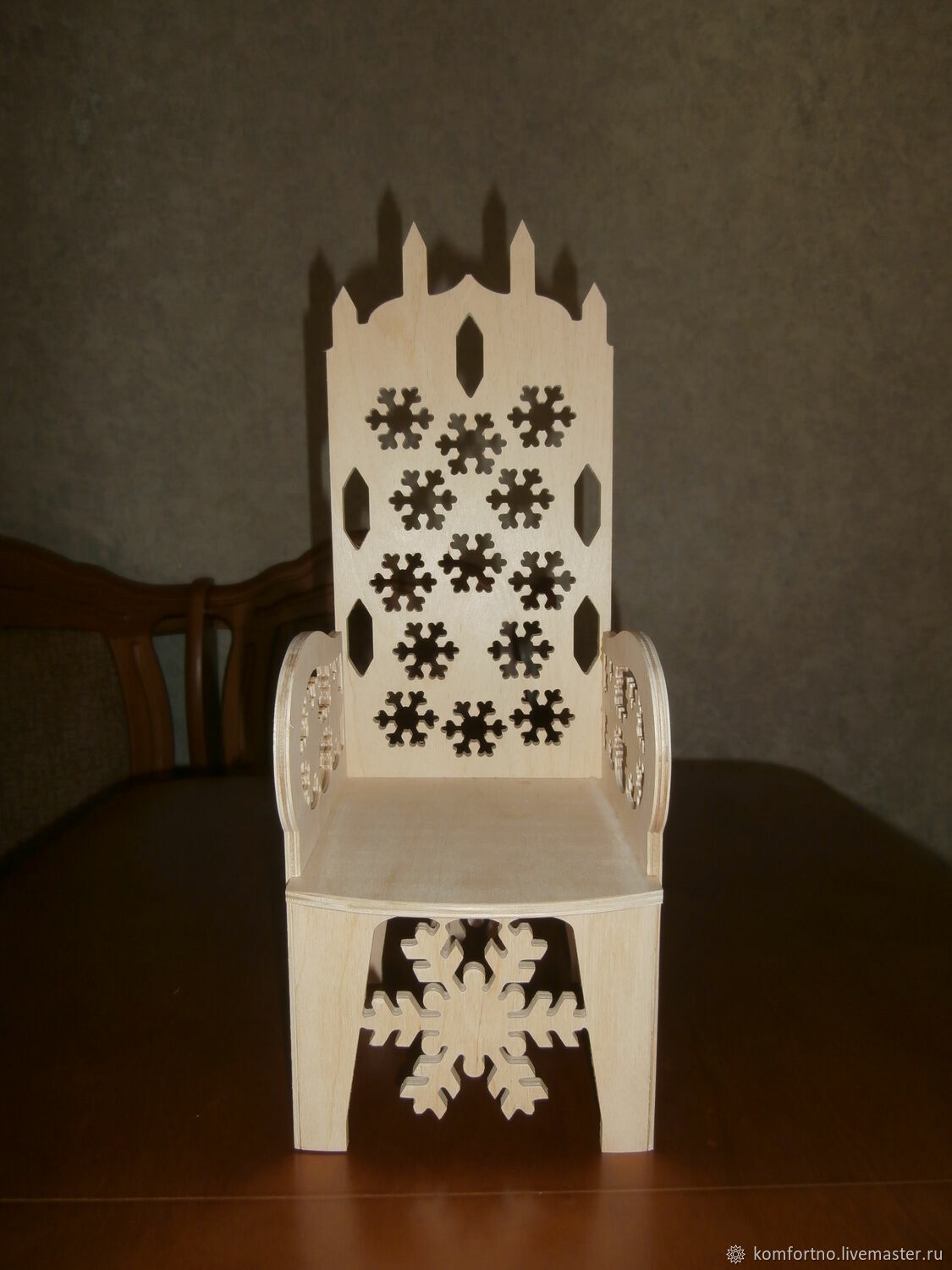 Трон для Снежной королевы 1651, Мебель для кукол, Белгород,  Фото №1
