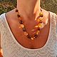 Amber Beads made of real amber As a gift for mom to wife. Beads2. BalticAmberJewelryRu Tatyana. My Livemaster. Фото №4