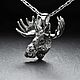 Заказать Подвеска Лось. AlexFox Jewelry. Ярмарка Мастеров. . Подвеска Фото №3