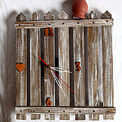 Для дома и интерьера handmade. Livemaster - original item A wall clock An old fence.Provence.Country. Handmade.