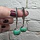 Серьги бирюза, серьги с натуральной бирюзой длинные серебро. Серьги классические. Irina Moro (Ирина Моро украшения). Ярмарка Мастеров.  Фото №11