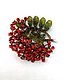 Brooch 'Red mountain ash' 2, Brooches, St. Petersburg,  Фото №1