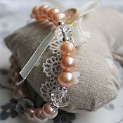 Украшения handmade. Livemaster - original item Pearl bracelets. Handmade.