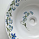 Order Shell with painted Bells and forget-me-nots. ArtFlera (artflera). Livemaster. . Furniture for baths Фото №3