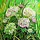 The hydrangea Bush, oil painting, Pictures, Azov,  Фото №1