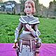 Винтаж: Старинная статуэтка Jeanne d'Arc бисквитный фарфор Франция, Статуэтки винтажные, Орлеан,  Фото №1