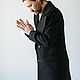 Мужское пальто Поло Капоне (черный). Верхняя одежда мужская. Ателье-мастерская ГОРД. Ярмарка Мастеров.  Фото №5