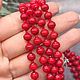 Natural Red Coral Long Beads. Beads2. naturalkavni. My Livemaster. Фото №4