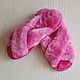 Sheepskin Slippers for women pink ' Crosswise'. Slippers. Warm gift. Online shopping on My Livemaster.  Фото №2