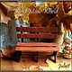 Кукольная мебель (стол, стулья, скамья) из полимерной глины. Мебель для кукол. Петрова Юля. Ярмарка Мастеров.  Фото №4
