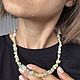 Элегантный опал бусы колье. Колье. Natura Silverica. Интернет-магазин Ярмарка Мастеров.  Фото №2