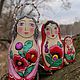 Заказать Матрешка "Ангел-хранитель". Русский стиль. МАТРЕШКИ И КУКЛЫ ДАШИ СЕМЕНОВОЙ. Ярмарка Мастеров. . Матрешки Фото №3