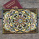 Order Leather Passport cover "Mandala". Magicpoints (magicpoints). Livemaster. . Passport cover Фото №3