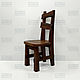 Стул из массива дерева с брашировкой WOODVILLE. Стулья. Мебельный бутик (Wofurniture). Интернет-магазин Ярмарка Мастеров.  Фото №2