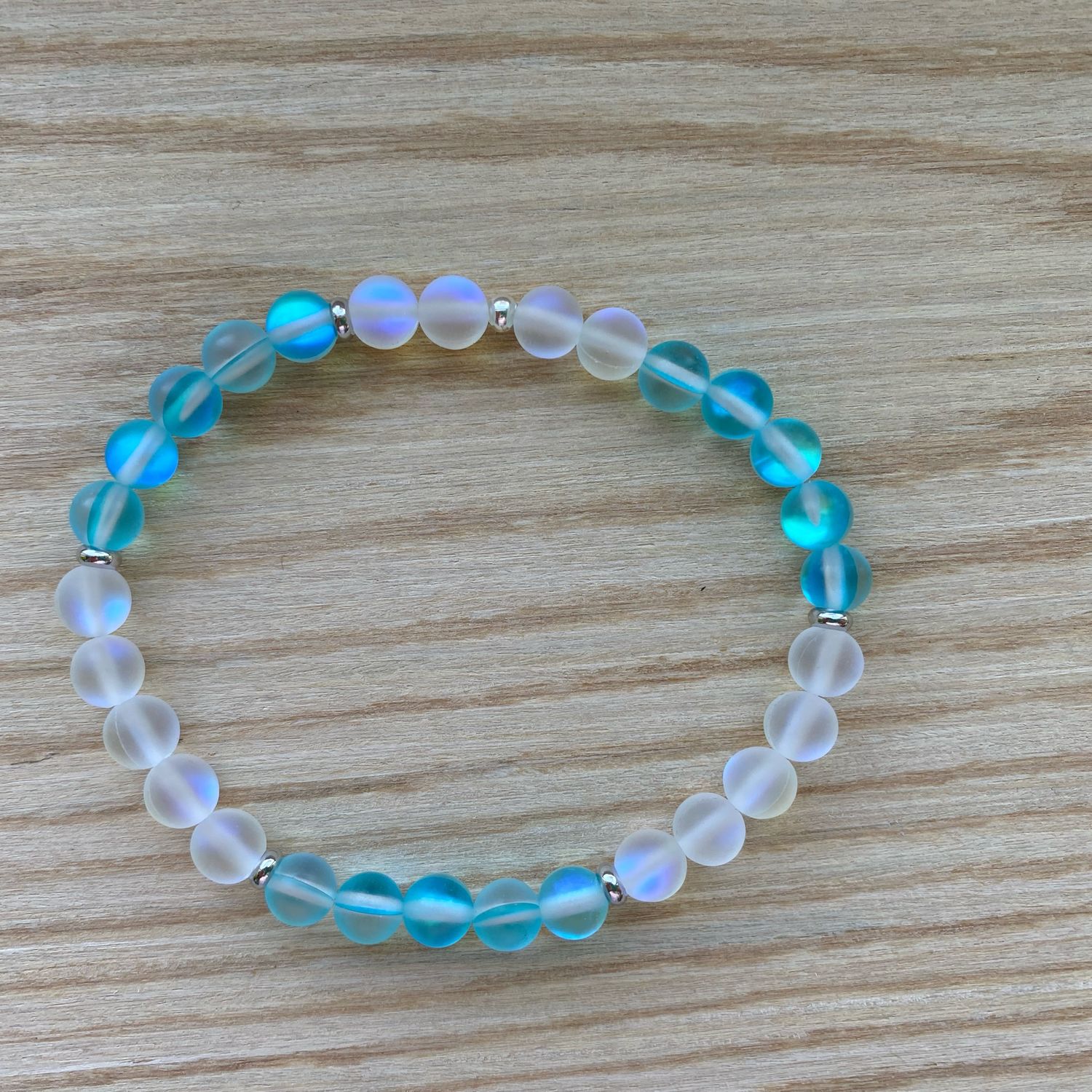 Браслет из лунного камня в интернет-магазине Ярмарка Мастеров по цене ...