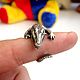 Серебряное кольцо Крокодил, ручная работа из серии животные. Кольца. Hover Handmade Jewelry. Ярмарка Мастеров.  Фото №5