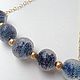 Колье «Звездное небо» lampwork, Колье, Жуковский,  Фото №1
