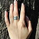 Кольцо Лань регулируемое серебро 925 пробы SS0020. Кольца. Sunny Silver. Ярмарка Мастеров.  Фото №4