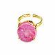 Rose quartz ring 'Tenderness'pink ring gift. Rings. Irina Moro. My Livemaster. Фото №5