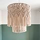 Заказать Абажур/люстра макраме. home_macrame (Лидия Юшкова). Ярмарка Мастеров. . Люстры Фото №3