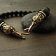 The ravens of Odin ,a bracelet of natural stone ,men's bracelet ,bracelet. Bead bracelet. MintTiger. Online shopping on My Livemaster.  Фото №2