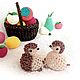 Handmade toys. AMIGURUMI. Knitting. hedgehogs! (set of 2 pcs.). Easter souvenirs. Cross stitch and beads!. Online shopping on My Livemaster.  Фото №2