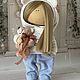 Интерьерная куколка ручной работы. Кукла текстильная. Тыквоголовка, Тыквоголовка, Санкт-Петербург,  Фото №1