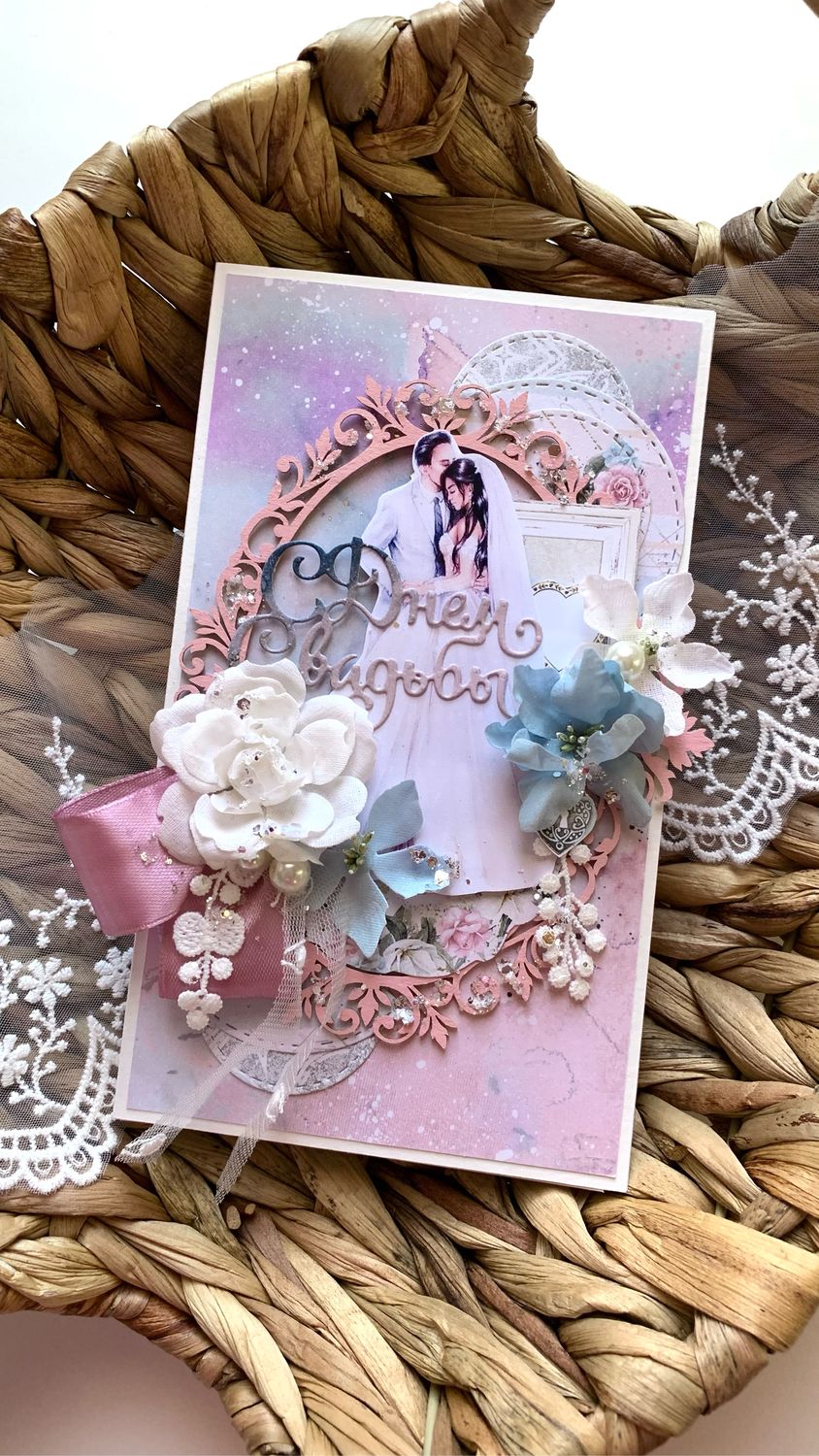 Открытка на свадьбу купить в интернет-магазине Ярмарка Мастеров по цене ...