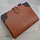 Leather notebook with A5 rings. Notebooks. crecca. My Livemaster. Фото №4