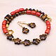  "Дарья"-тигровый глаз, агаты. Бусы. Uralochka2018. Ярмарка Мастеров.  Фото №9