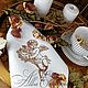 Салфетки с вышивкой "Ангел Купидон". Элементы интерьера. Albaembroidery_Maria (albaembroidery). Интернет-магазин Ярмарка Мастеров.  Фото №2