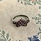 Винтаж: Кольцо с гранатами. Чехия. Кольца винтажные. Vintage Treasures. Ярмарка Мастеров.  Фото №4
