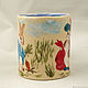 A Cup of 'Peter Rabbit and his friends'. Children\'s tableware. Elena Zaychenko - Lenzay Ceramics. My Livemaster. Фото №4
