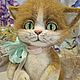 Котёнок Персик. Войлочная игрушка. Татьяна Дмитриева (dmitrieva-tania). Ярмарка Мастеров.  Фото №6