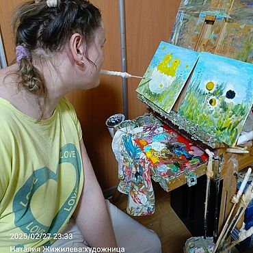 Картины и панно ручной работы. Ярмарка Мастеров - ручная работа Два характера. Handmade.